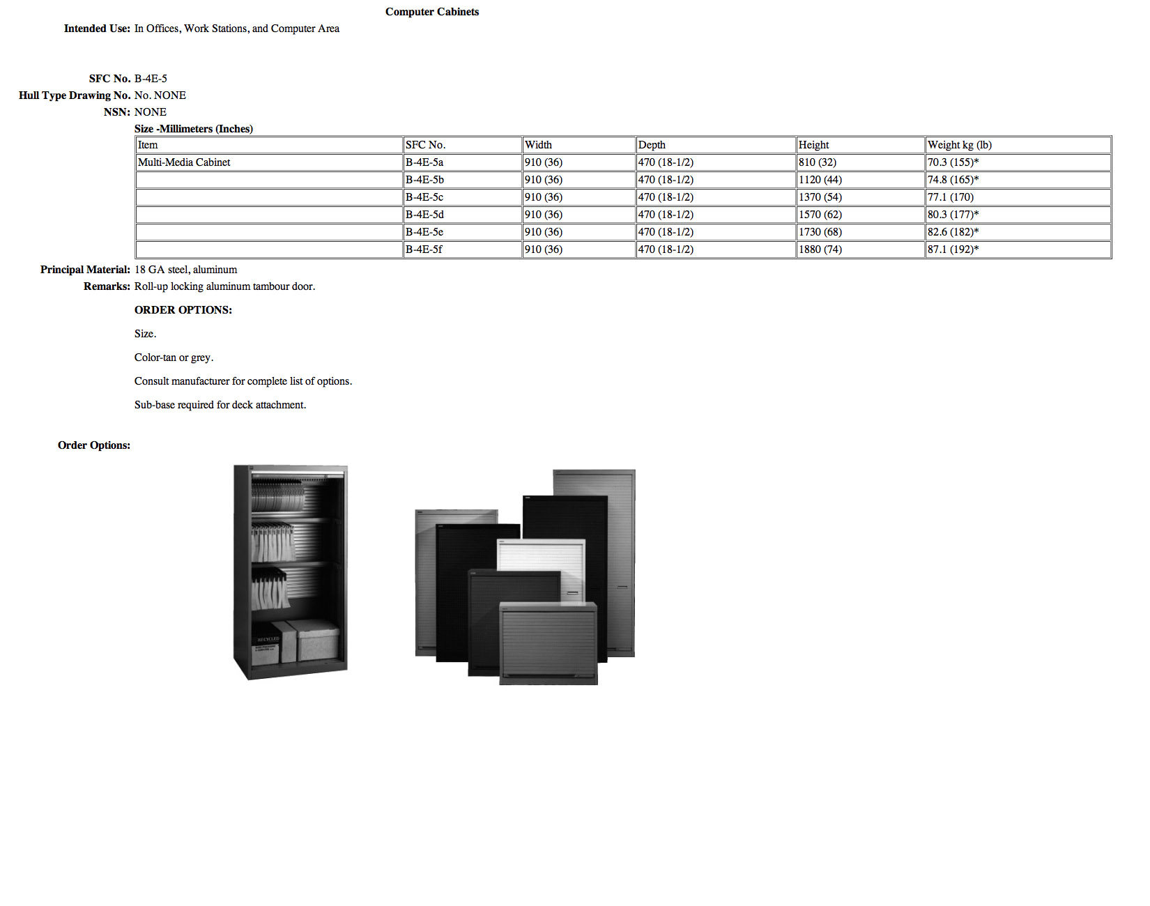 ba cabin size